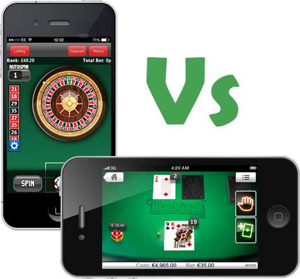 Mobile games blackjack vs roulette